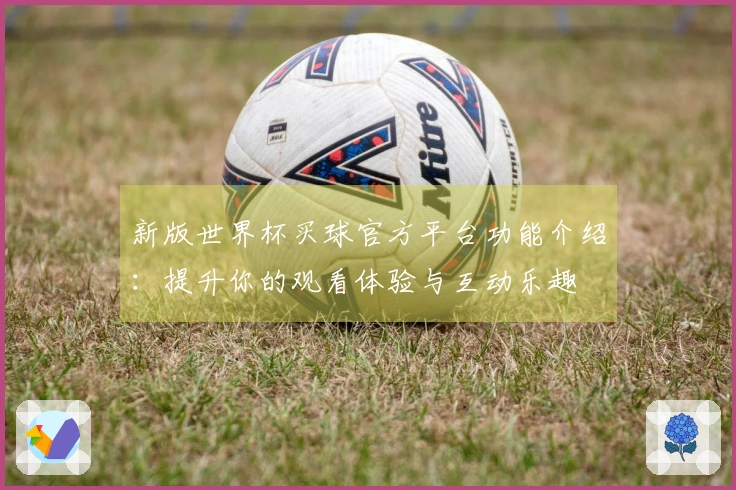 新版世界杯买球官方平台功能介绍：提升你的观看体验与互动乐趣